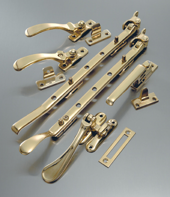 Brass Casement Fastners & Stays