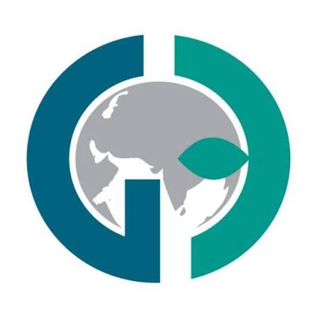 Globe and leaf supplier logo