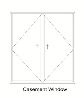 Casement Window-4 x 3 White 1