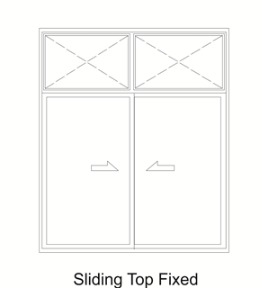 Sliding with Top Fix-5 x 4 White 1